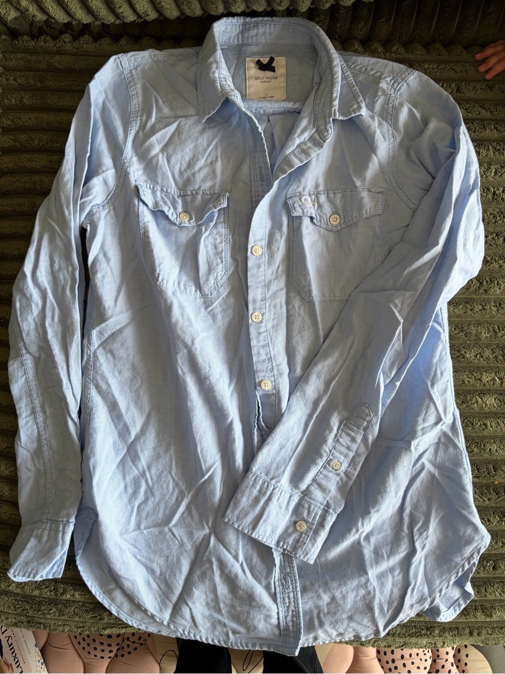 Light Blue women’s Button-Up Shirt by Gilly Hicks